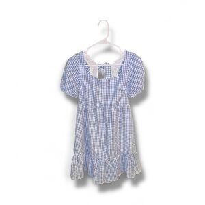 Rue21 Blue Checkered baby doll  Dress